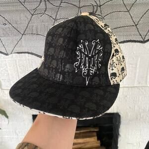 Y2k metal grunge hat